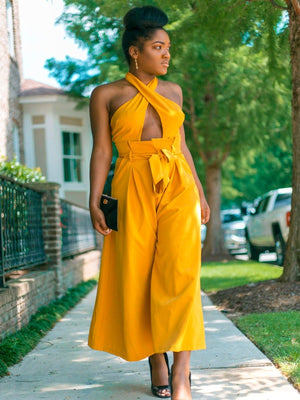 Not Your Ordinary Jumpsuit in Amber